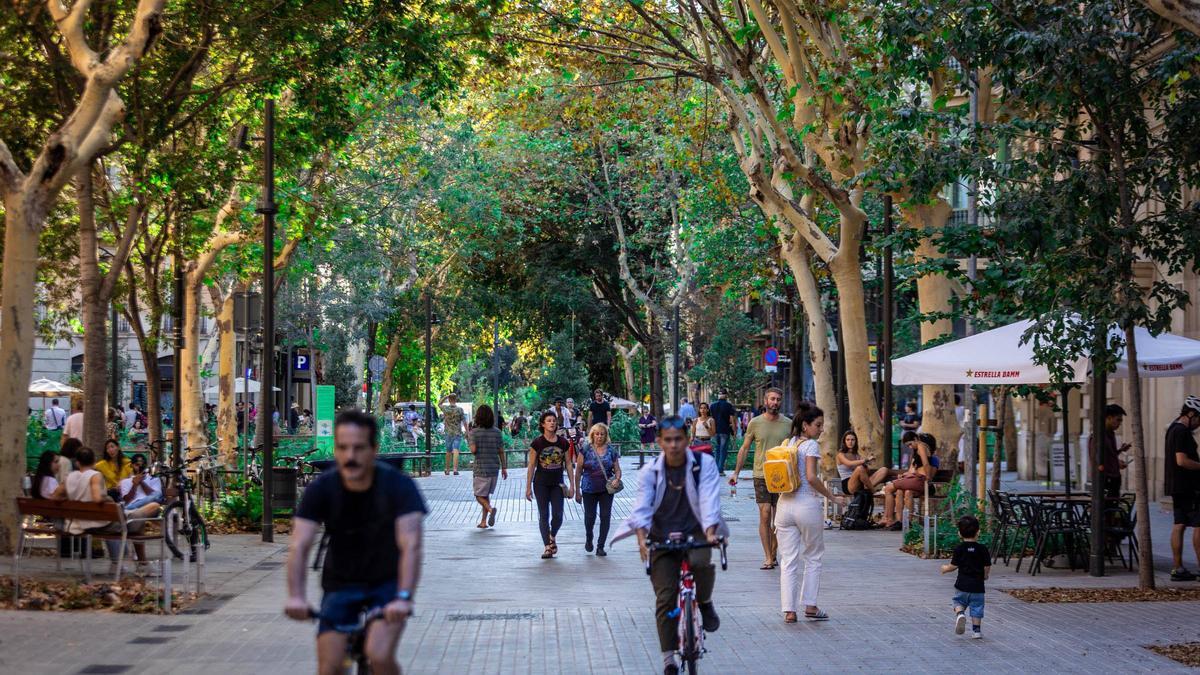 Consell de Cent, el pasado septiembre, recién inaugurada.