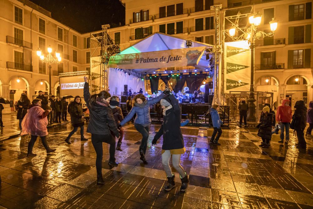 Sturmtief Gloria stört Palmas Patronatsfeier Sant Sebastià