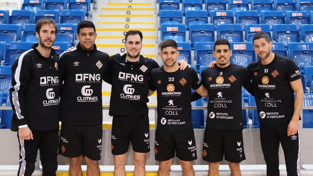 Los seis jugadores del Palma Futsal convocados por sus respectivas selecciones.