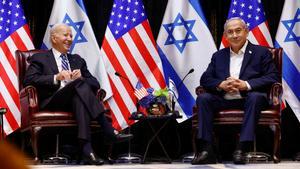 Joe Biden y Benjamín Netanyahu