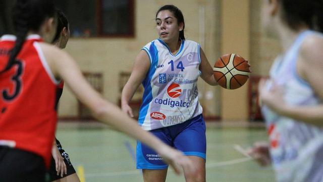 Vera Tourón fue una de las jugadoras del Codigalco Carmelitas que se desplazó a Avilés. | // IÑAKI OSORIO