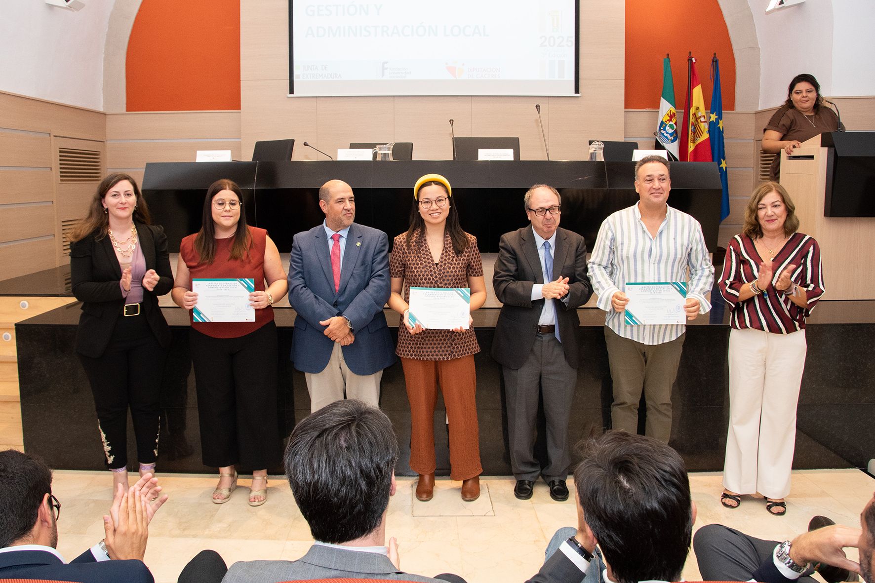 Acto de inauguración de la tercera edición del Máster de Formación en Gestión y Administración Local