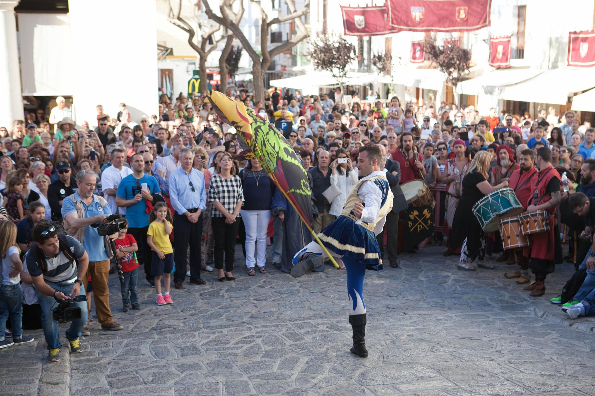 Edición de 2015 de la Feria Medieval de Ibiza.