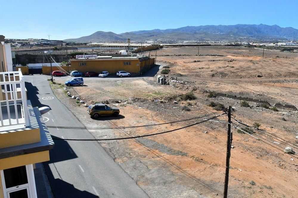 Terreno en el que una empresa canaria quiere construir en Telde el complejo de pádel más grande de España