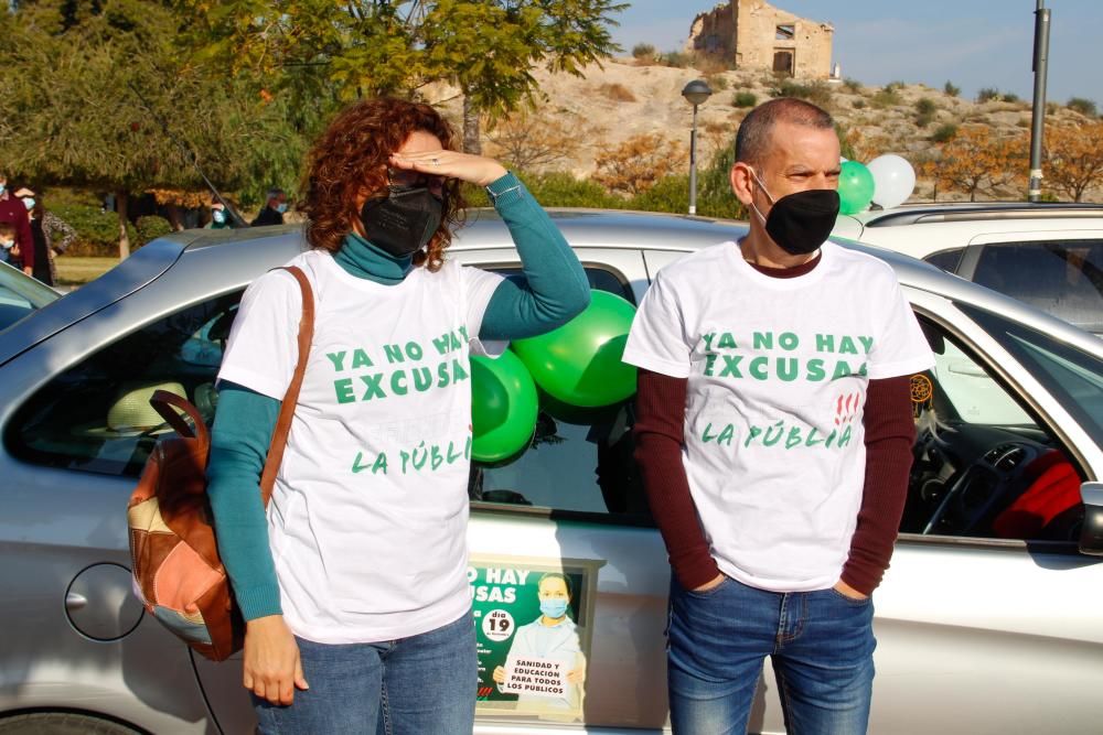 Una marcha teñida de verde y blanco para defender "el bien común"