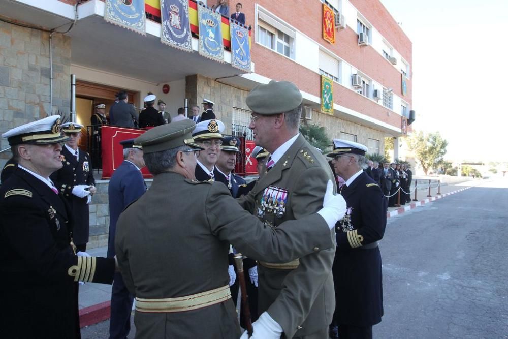 Acto por la festividad de Santa Bárbara en el Cuartel de Artillería Antiaérea de Cartagena