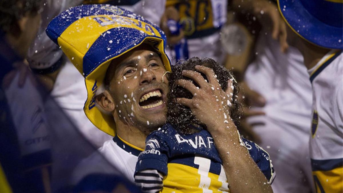 Carlos Tevez ganó con Boca