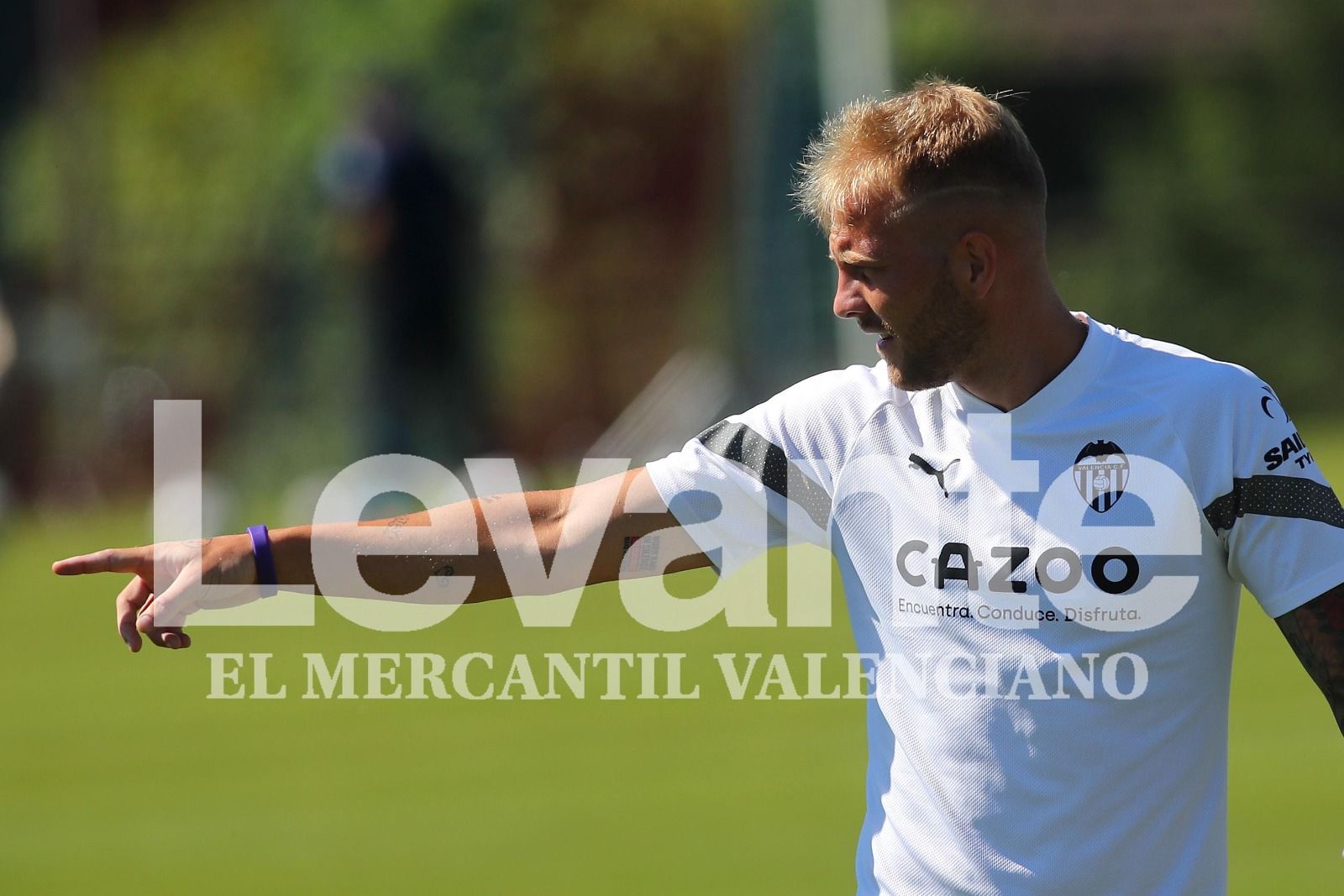 Entrenamiento del Valencia CF en Suiza