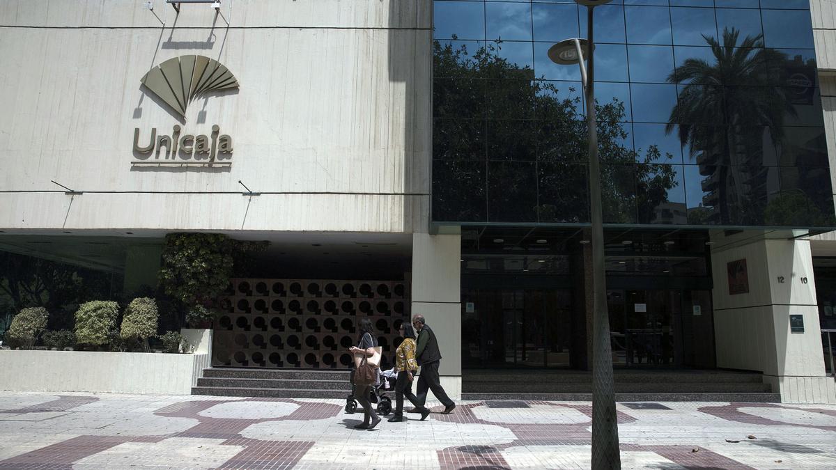 Sede central de Unicaja Banco, en Málaga.