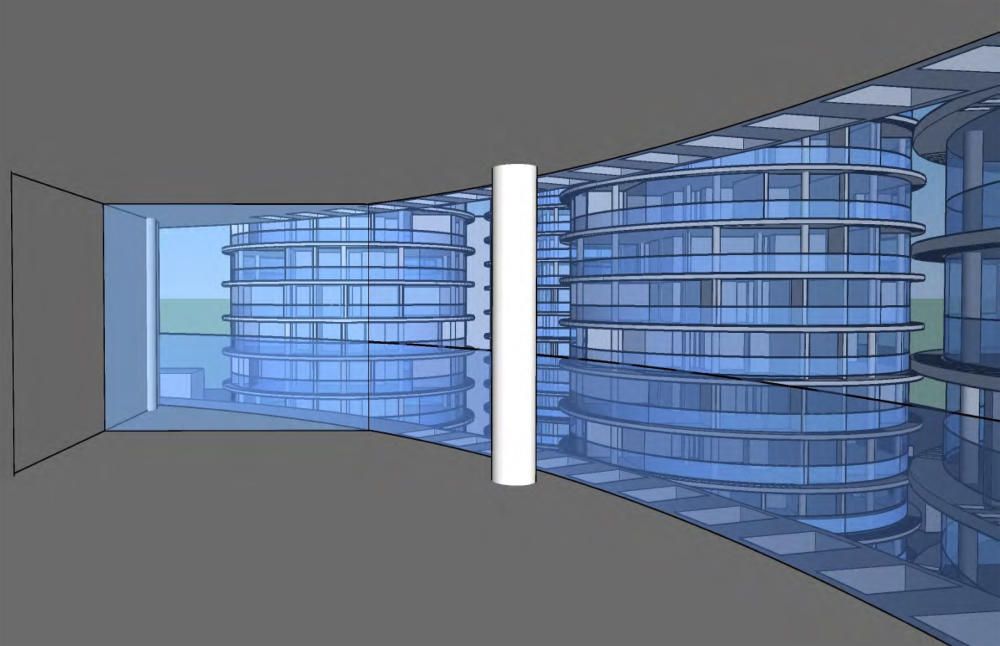 Así es el proyecto de siete torres de viviendas en la parcela de Mestalla