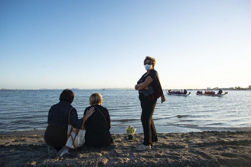 Tercer día consecutivo de protestas por el Mar Menor: Playa Villananitos