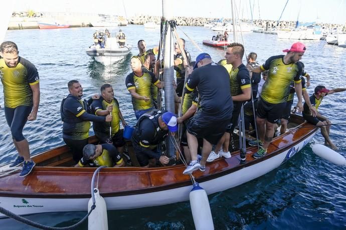 21-09-19 DEPORTES. BAHIA DEL PUERTO. LAS PALMAS DE GRAN CANARIA. Vela latina. Desempate Guanche-Tomás Morales por el título del Campeonato. Fotos: Juan Castro.  | 21/09/2019 | Fotógrafo: Juan Carlos Castro