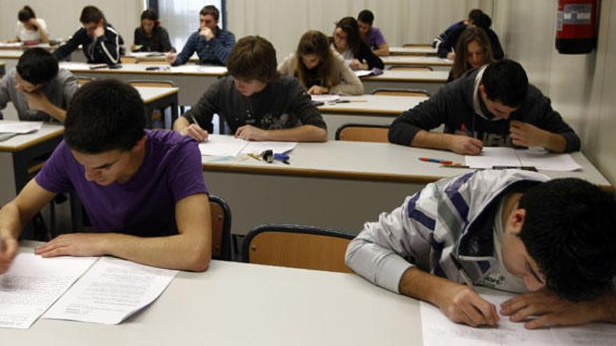 Alumnos de Bachillerato de un instituto de la provincia de Málaga.