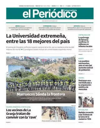 Consulta la portada correspondiente al día 16 de agosto de 2026
