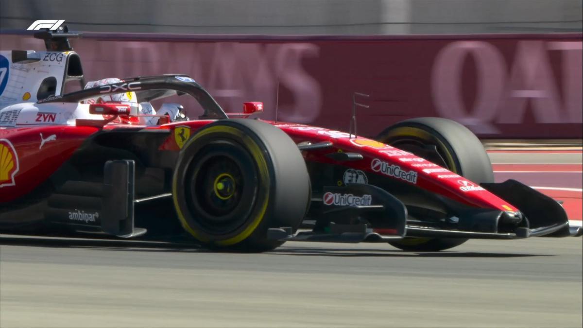 Charles Leclerc and Max Verstappen lead Austin F1 practice