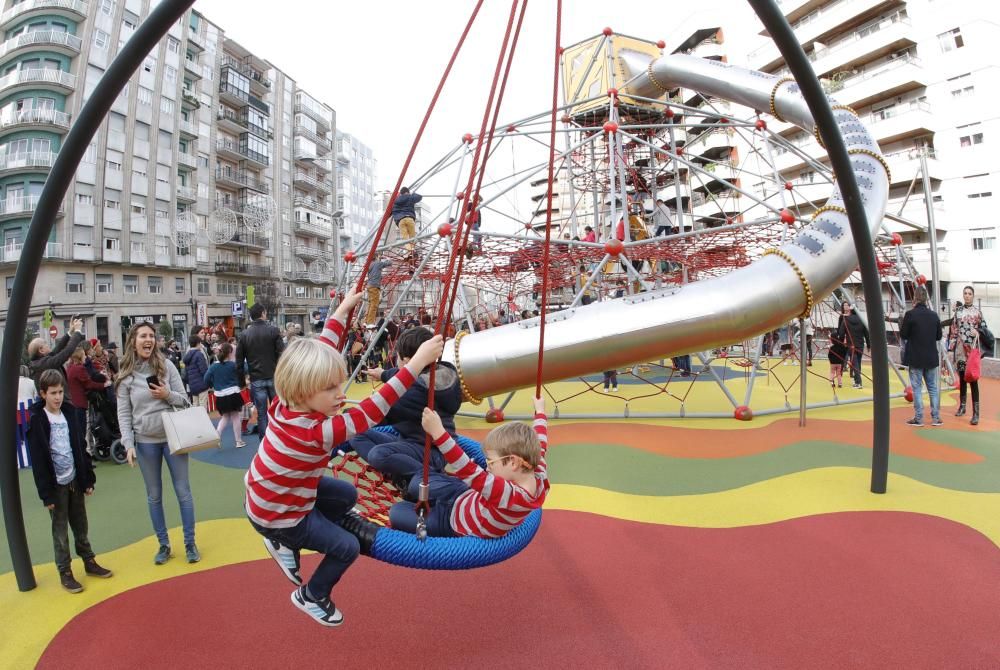 Así es el nuevo 'macroparque' infantil de Vigo.