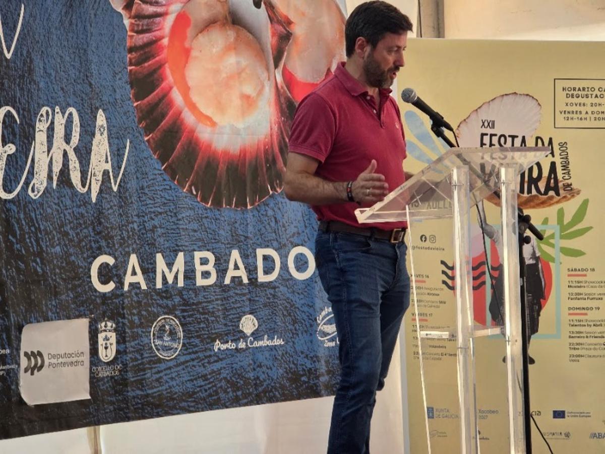 Cambados abrió esta tarde su ya consolidada fiesta de exaltación de la vieira.
