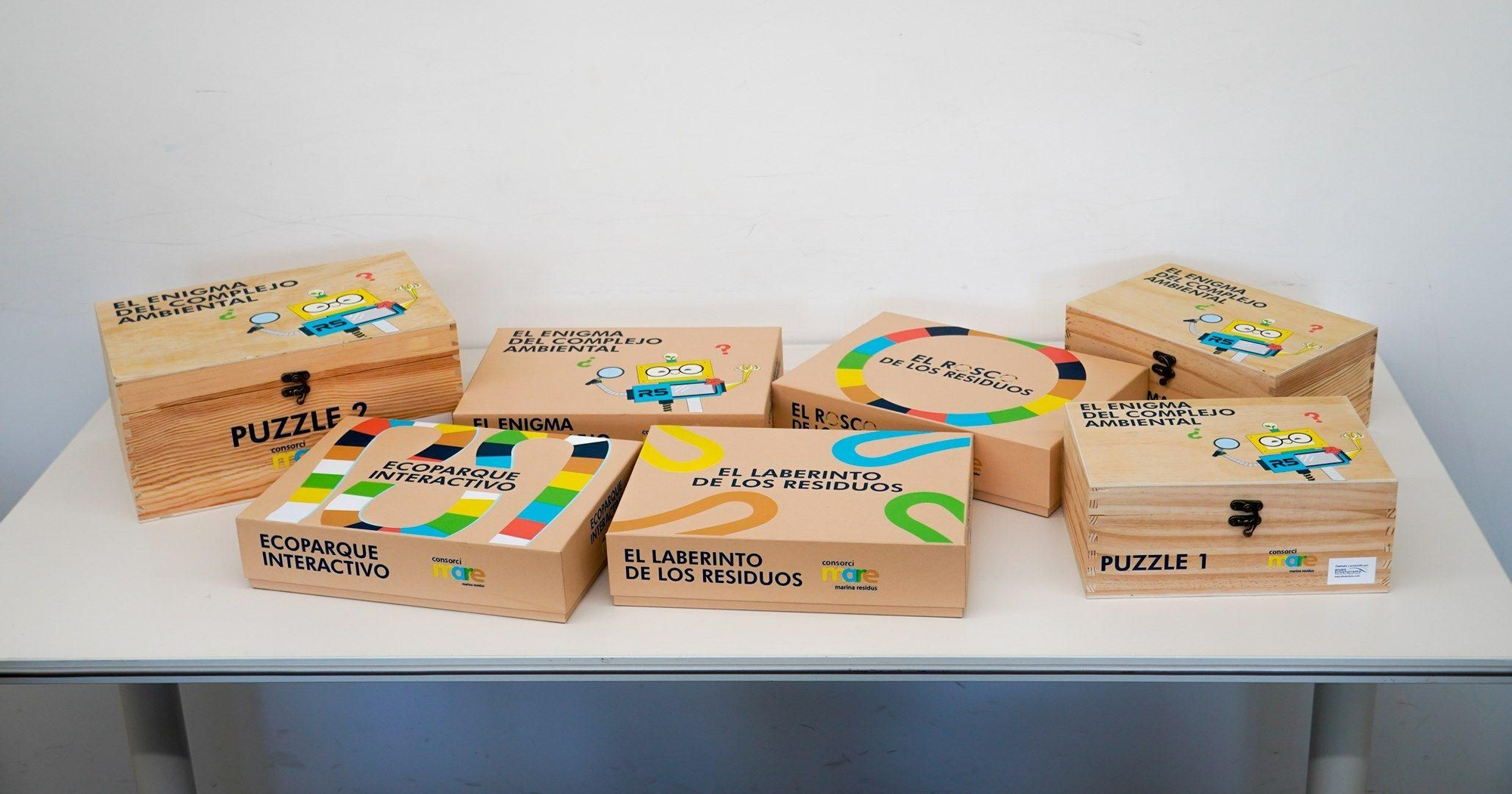 Silvoturismo ha elaborado materiales didácticos exclusivos para el Consorcio Mare con el objetivo de que los escolares entiendan la gestión de los residuos a través del juego