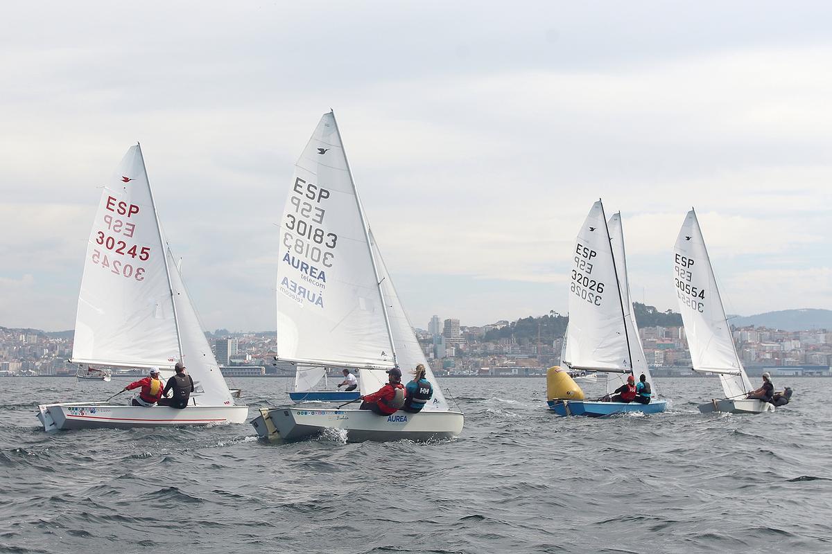 Imagen de una de las mangas disputadas ayer.