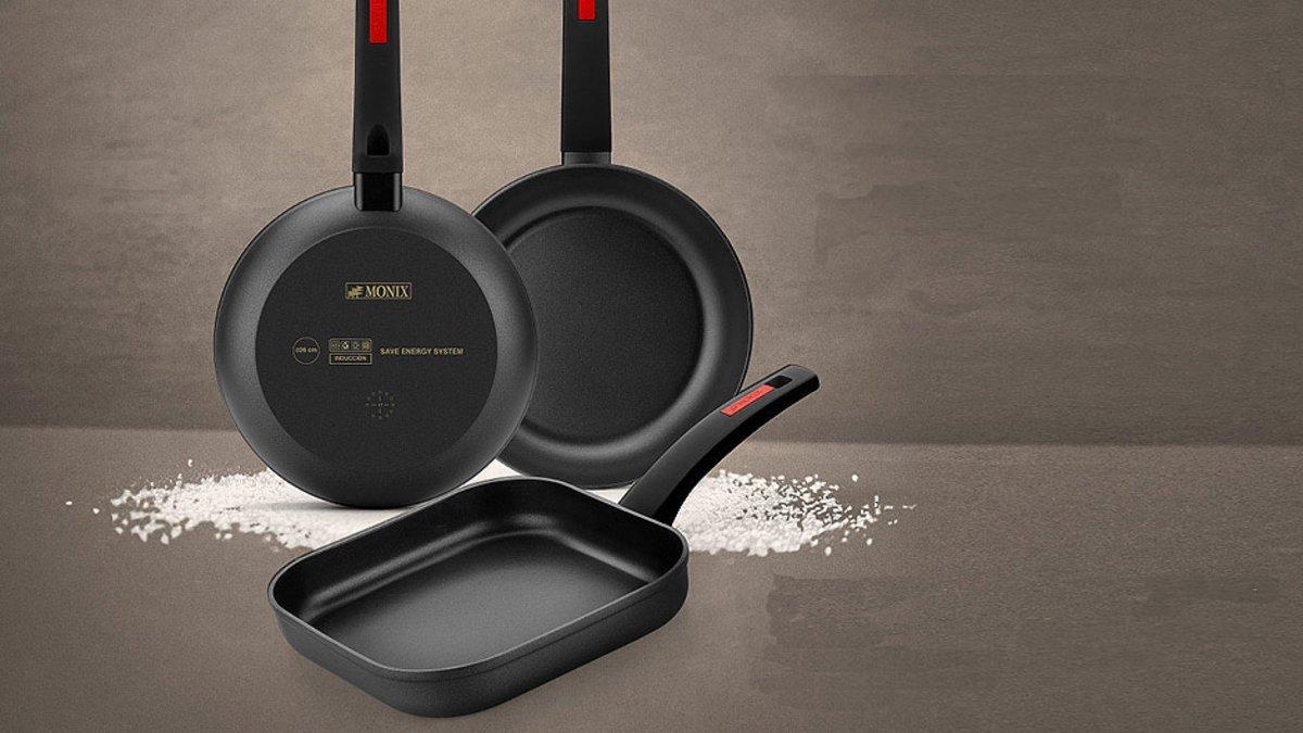 Paelles i graelles d’alumini forjat amb recobriment Quantanium® de Witford. Col·lecció Monix Titan. Paelles i graelles d’alumini forjat amb recobriment Quantanium® de Witford. Col·lecció Monix Titan.