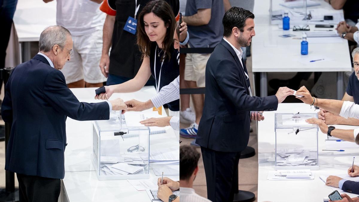 ELECCIONES REAL MADRID 2026 | Aplausos, “mentiroso” y colas para fotos: así votaron Florentino y Riquelme en las elecciones del Real Madrid