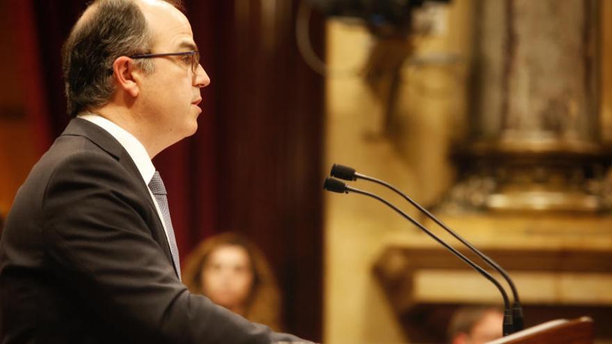 Jordi Turull durant el debat d&#039;investidura.