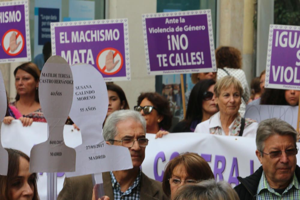 Manifestación en Málaga contra la Violencia contra las Mujeres