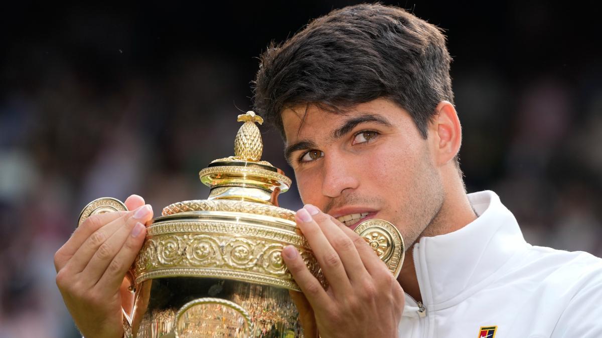 Carlos Alcaraz, vigente campeón de Wimbledon
