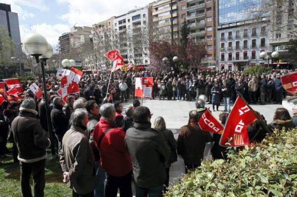 Fotogalería: Primera jornada de huelga en Caja3