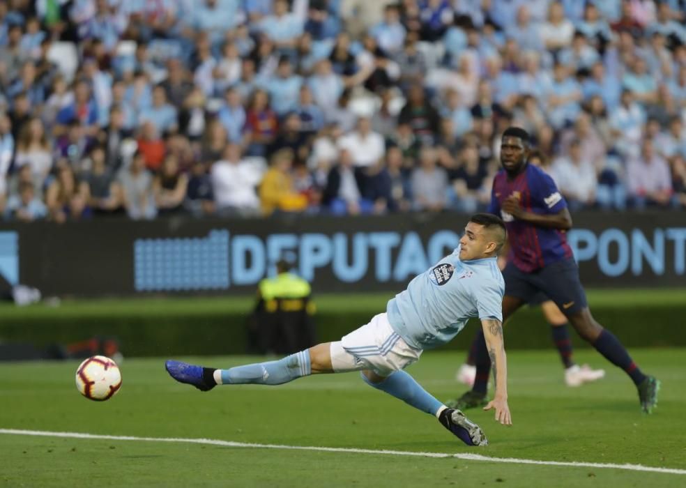 El Celta tumba al Barça y acaricia la permanencia. // A. Villar | J. Lores