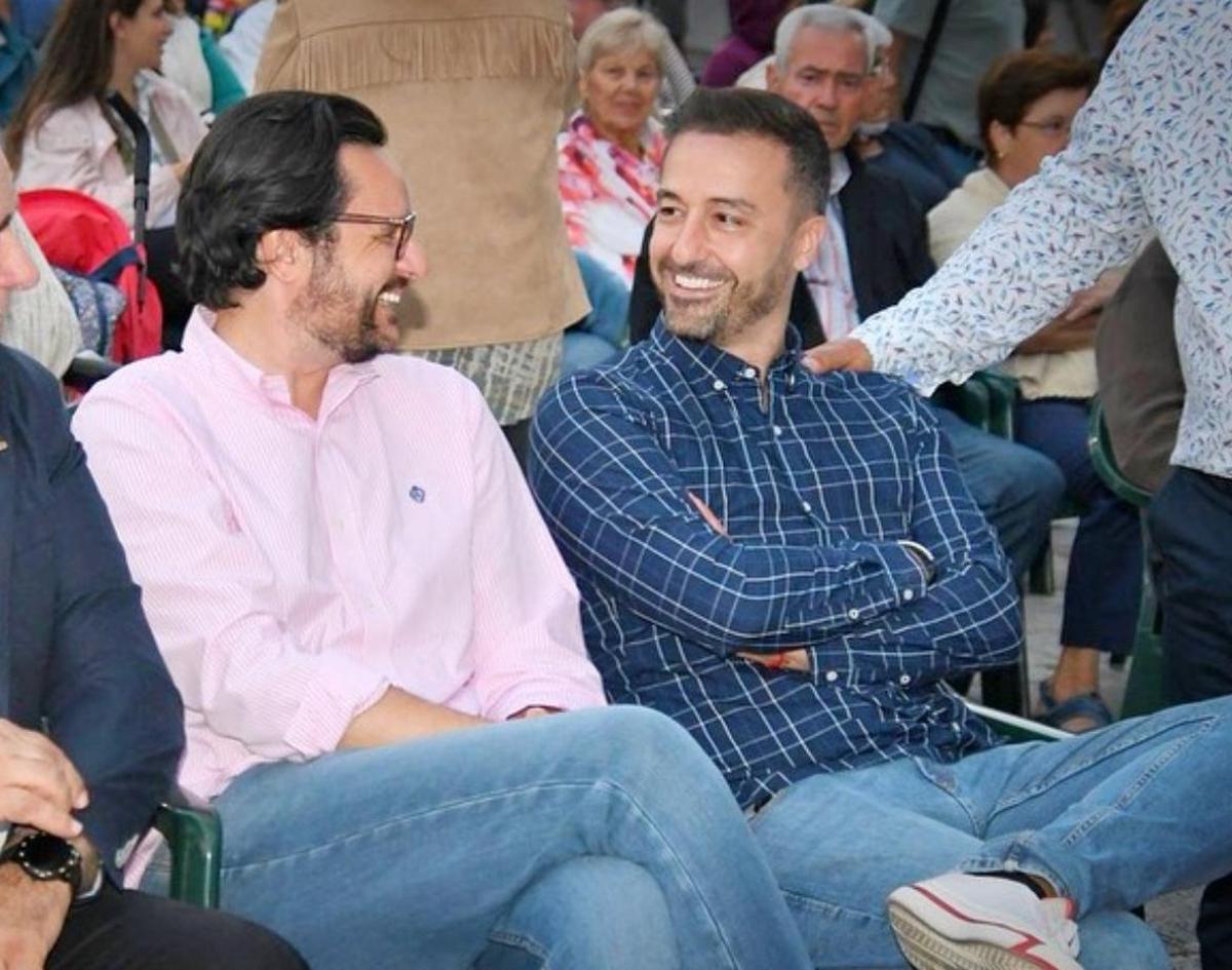 De izquierda a derecha, Sergio Ramos y Juan Antonio Peña