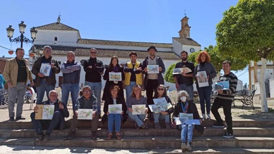 Reunión de dibujantes urbanos en Bujalance.