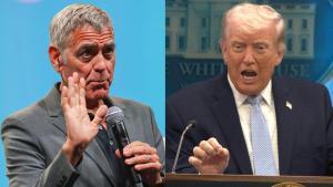 George Clooney responde a Trump tras las burlas a su carrera por acusarle de crímenes de guerra
