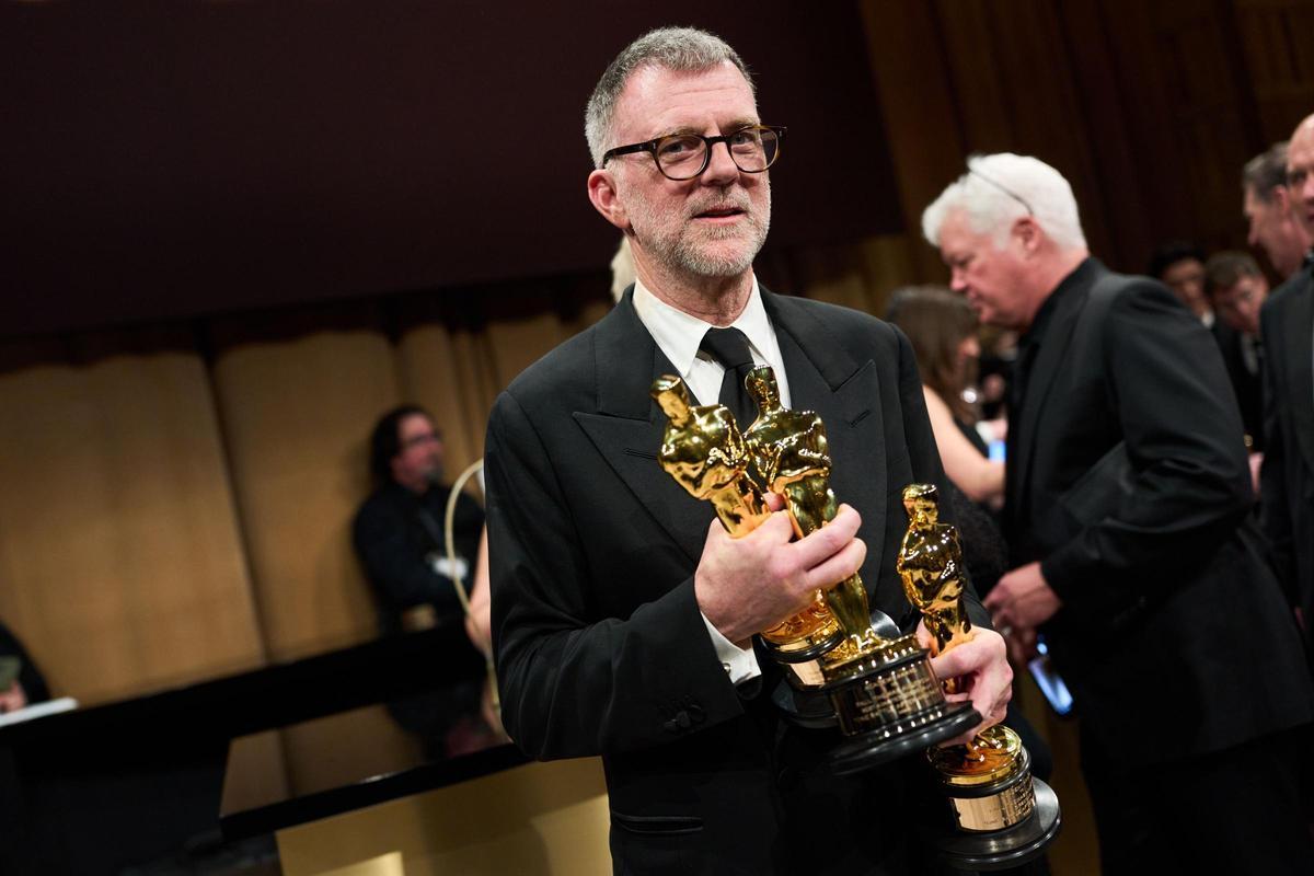 Paul Thomas Anderson tras ganar el Oscar