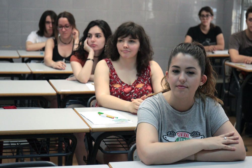 Examen oficial de japonés en València