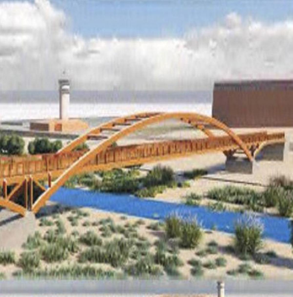 Así será el puente de Torrox.