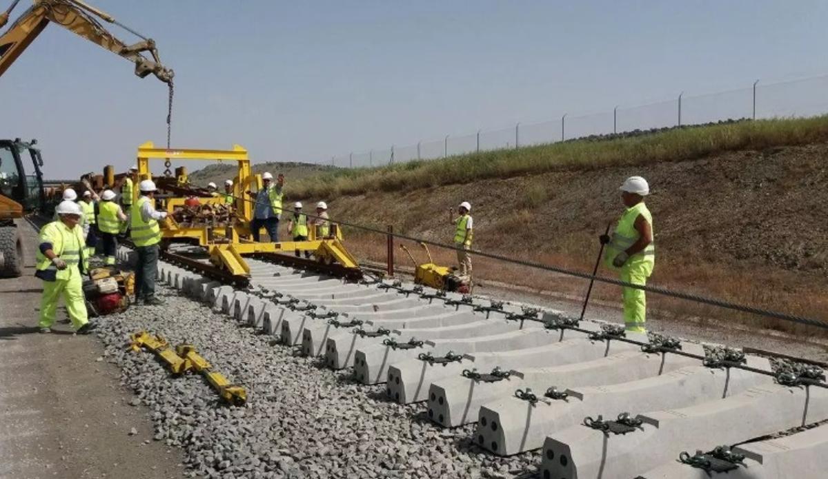 Obras en la red ferroviaria extremeña.