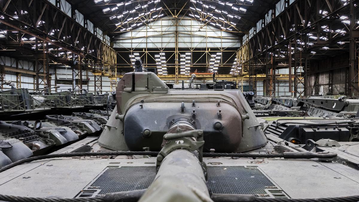 Imagenes de archivo de tanques Leopard.