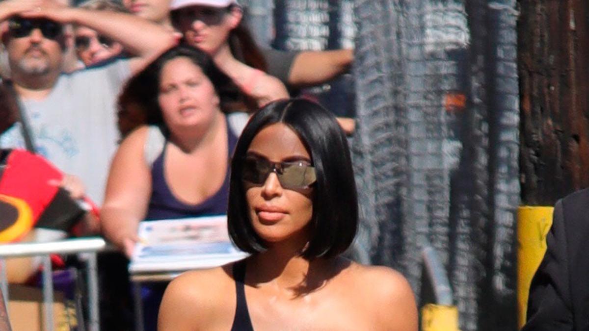 Kim Kardashian acude como invitada a Jimmy Kimmel Live!