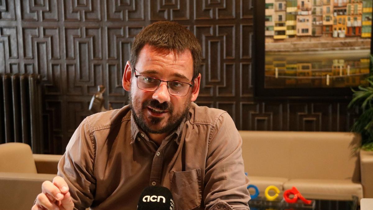 Entrevista de l'ACN a l'alcalde de Girona, Lluc Salellas