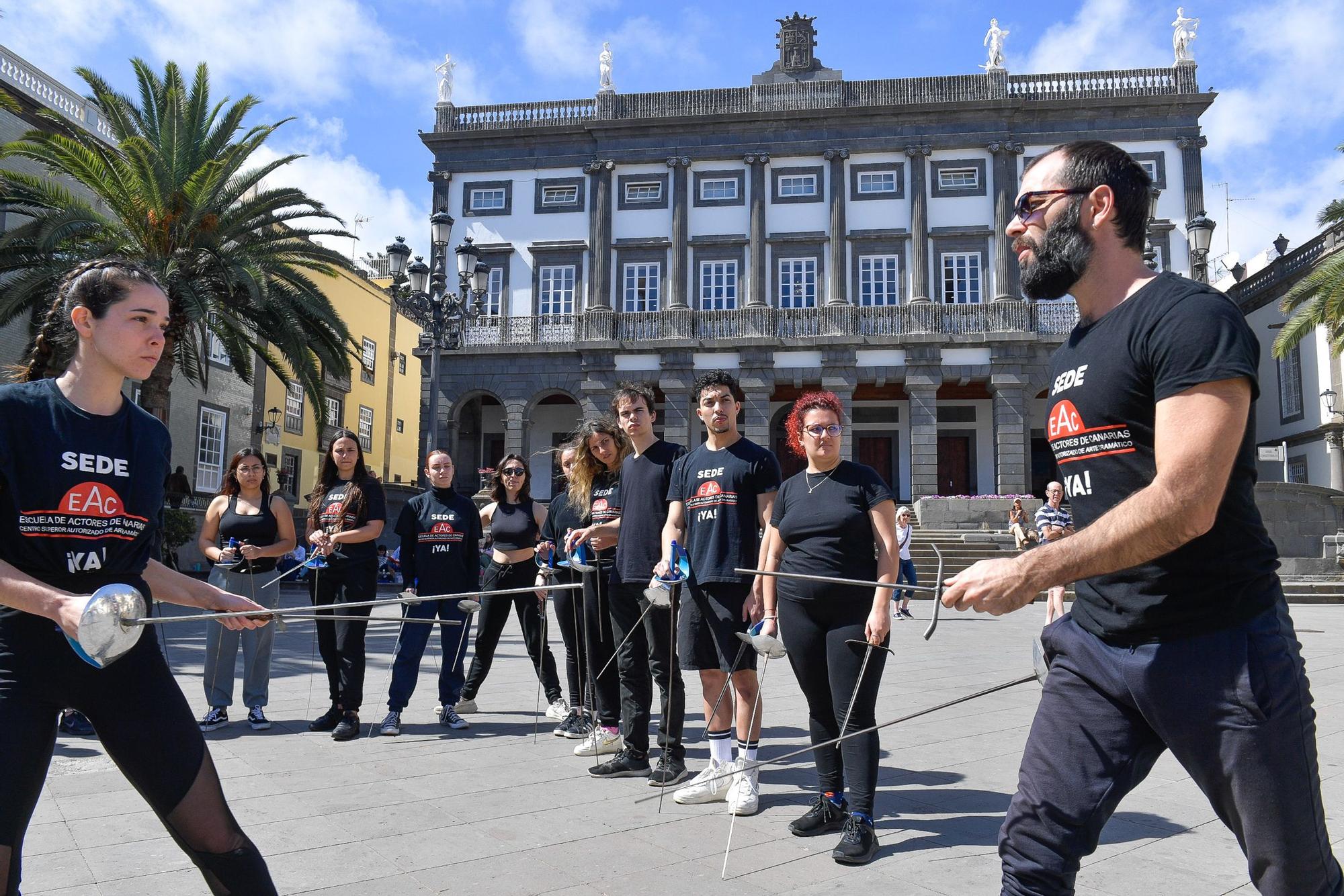 Nueva protesta de la Escuela de Actores de Canarias