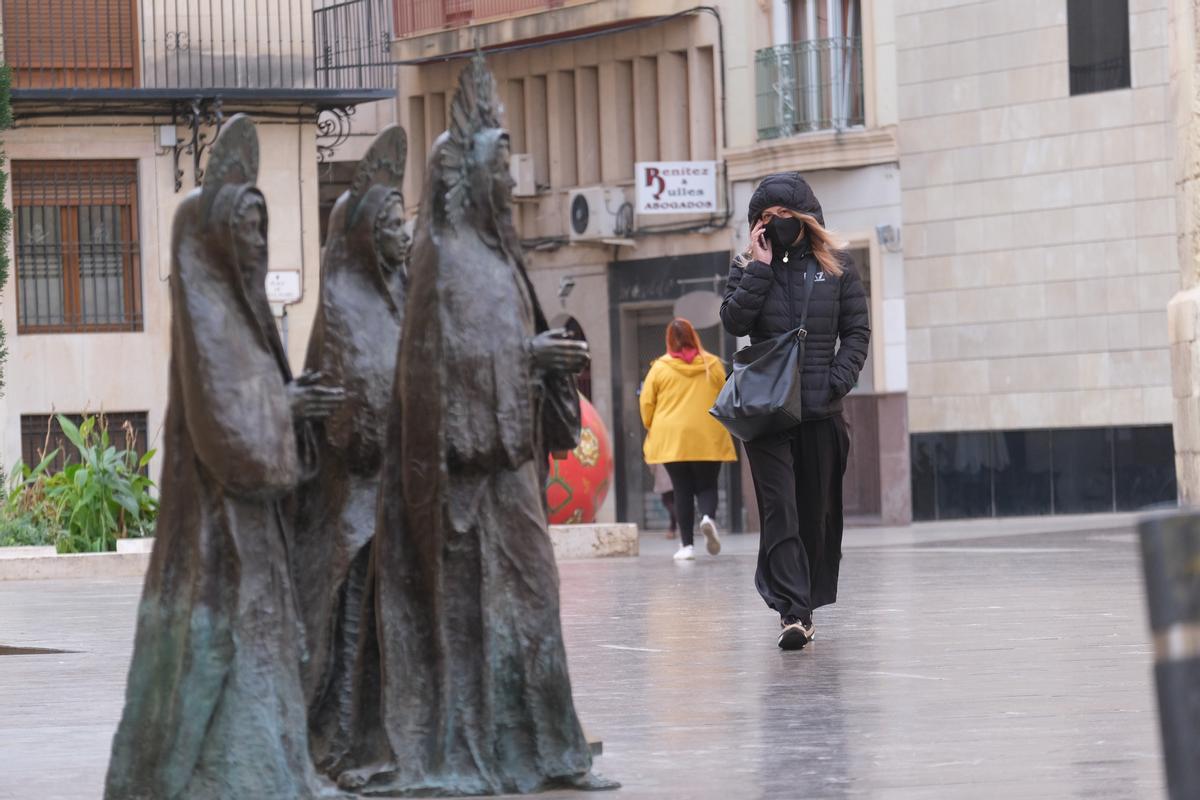 Una imagen ayer de Elche