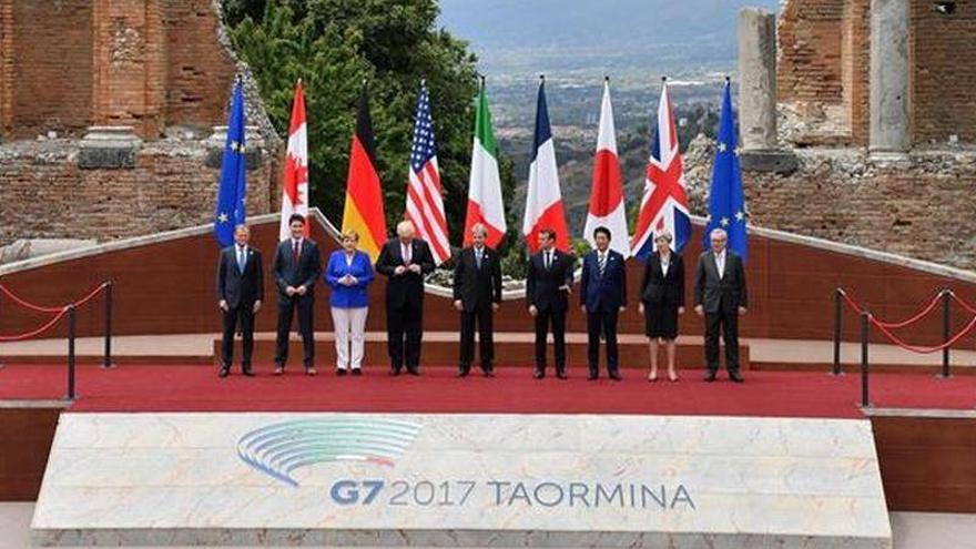 El G7 firma en Taormina una declaración de lucha contra el terrorismo