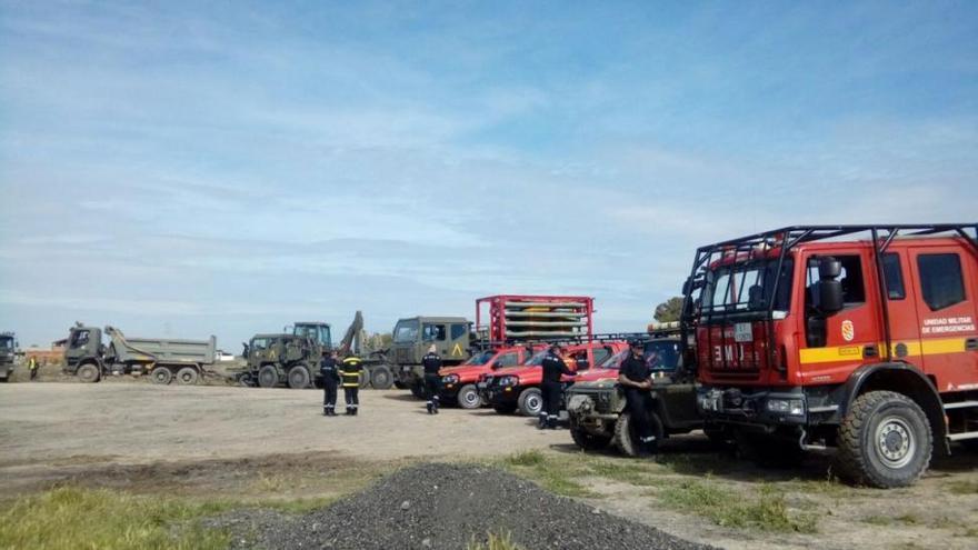 Vecinos de Pina ponen en marcha un simulacro aunque no se procederá a la evacuación