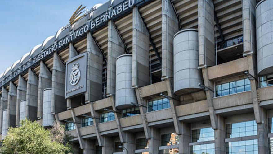 Estadio Santiago Bernabéu del Real Madrid.