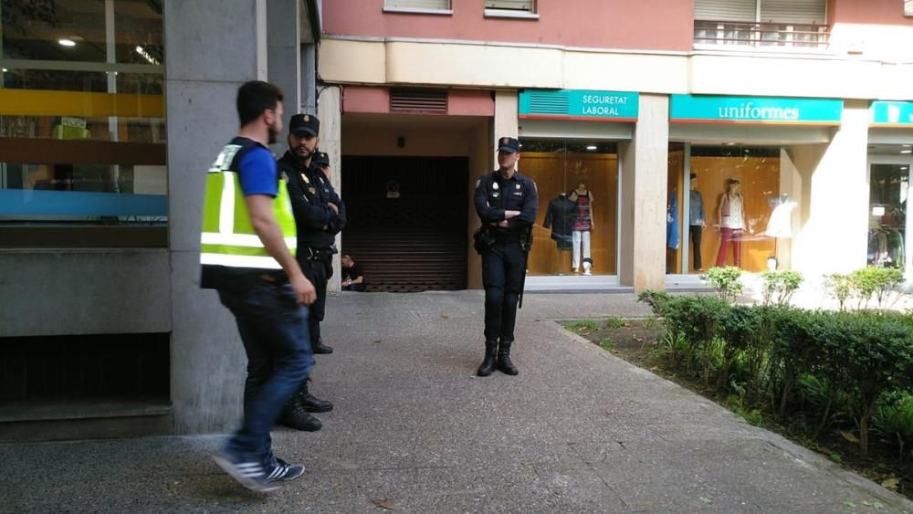 Registre policial a la Fundació Plataforma Educativa de Girona