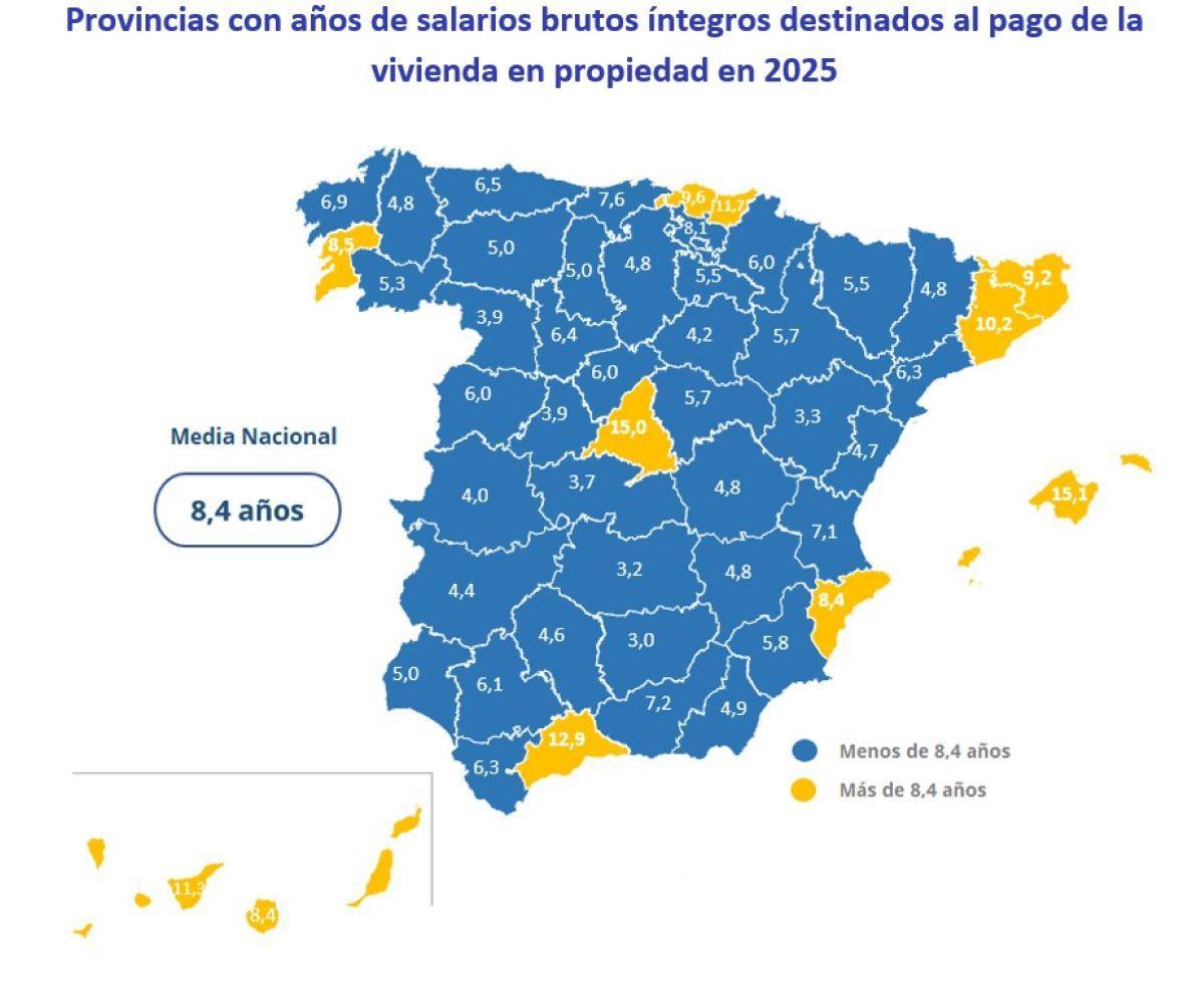 Mapa de accesibilidad a la vivienda.