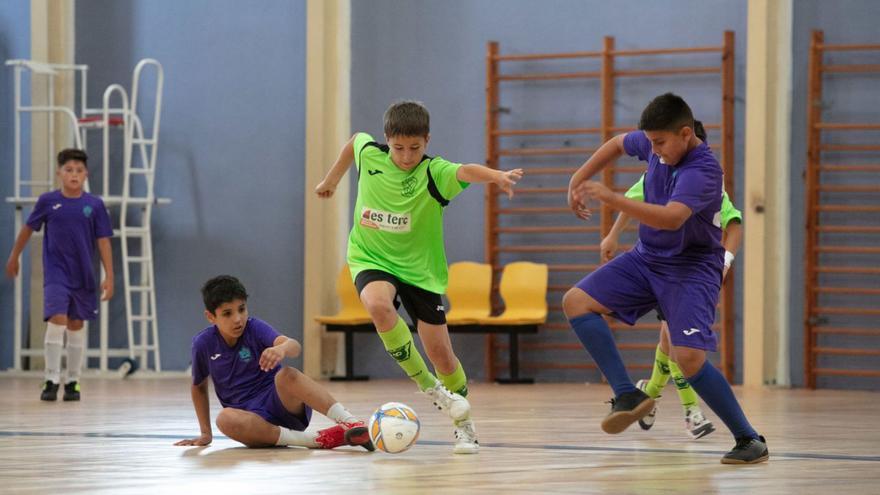 La cantera pitiusa de fútbol sala tantea el nivel de su base en la Diada de Ibiza