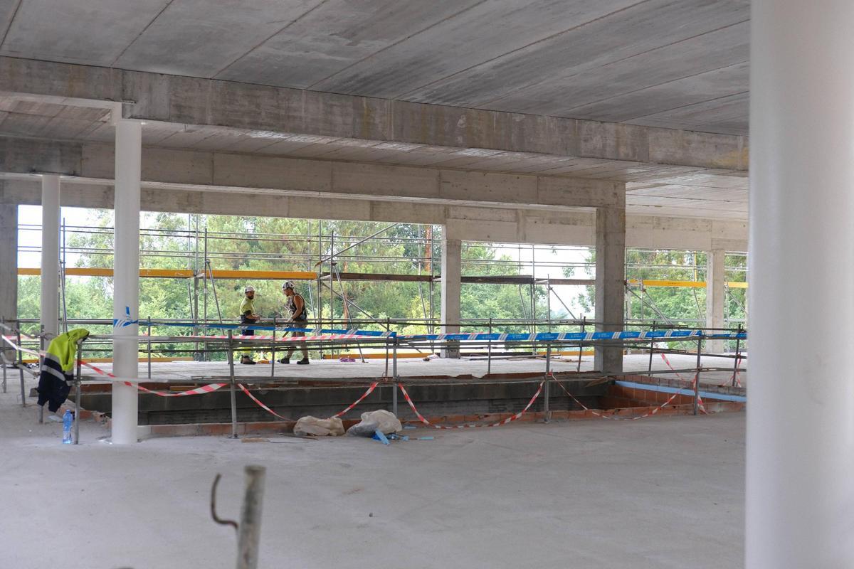Las obras del nuevo CEIP de O Milladoiro