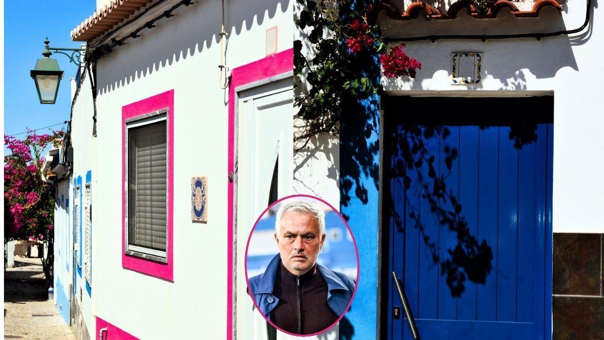 Jose Mourinho se relaja siempre en un pueblo del Algarve, posiblemente el más tranquilo